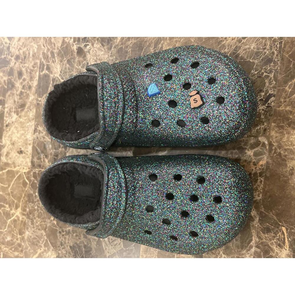 Crocs Unisex Adult Classic Lined Clog Fuzzy Slippers
